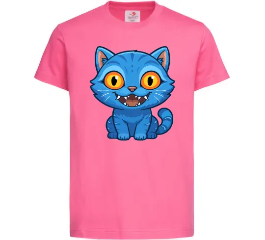 Дитяча футболка Derpy tiger Яскраво-рожевий фото