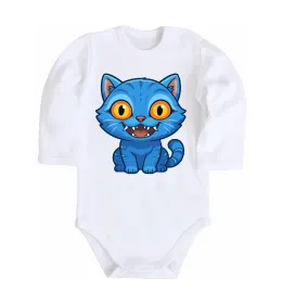 Дитячий бодік Derpy tiger Білий фото