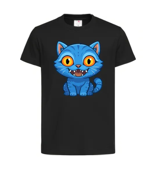 Детская футболка Derpy tiger Черный фото