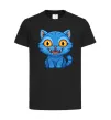 Детская футболка Derpy tiger Черный фото