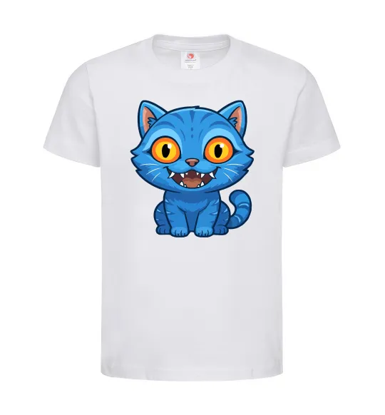 Детская футболка Derpy tiger Белый фото