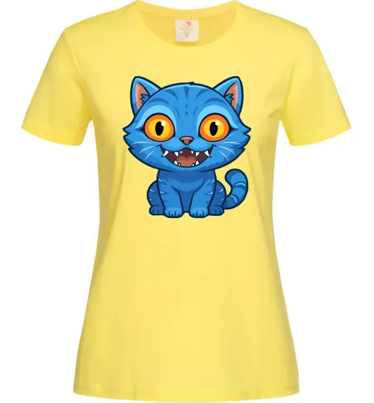 Женская футболка Derpy tiger Лимонный фото