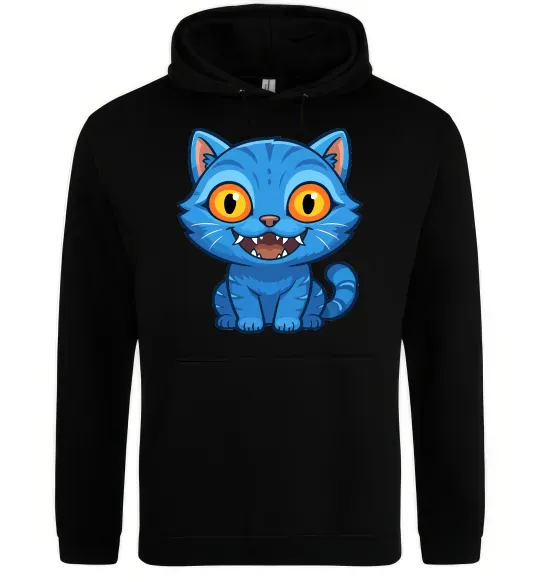 Женская толстовка (худи) Derpy tiger Черный фото