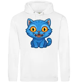 Женская толстовка (худи) Derpy tiger Белый фото