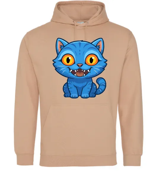 Женская толстовка (худи) Derpy tiger Песочный фото