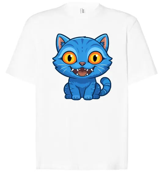 Футболка Оверсайз Derpy tiger Білий фото