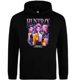 Женская толстовка (худи) Huntrix Демон хантер Черный фото