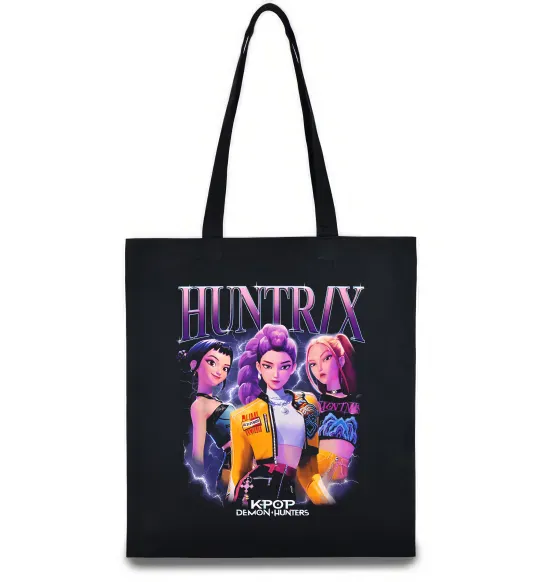 Еко-сумка Huntrix Демон хантер Чорний фото