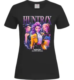 Женская футболка Huntrix Демон хантер Черный фото
