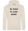 Мужская толстовка (худи) Be kind to your mind Таш Мужская толстовка (худи) Be kind to your mind Таш фото