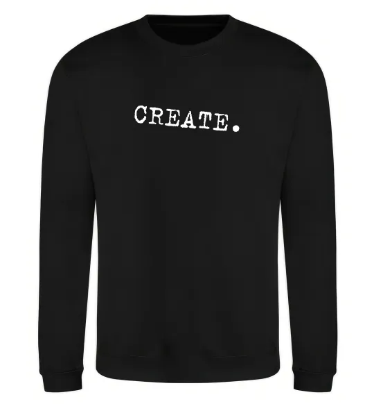 Світшот Create Чорний фото