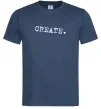Чоловіча футболка Create Темно-синій фото