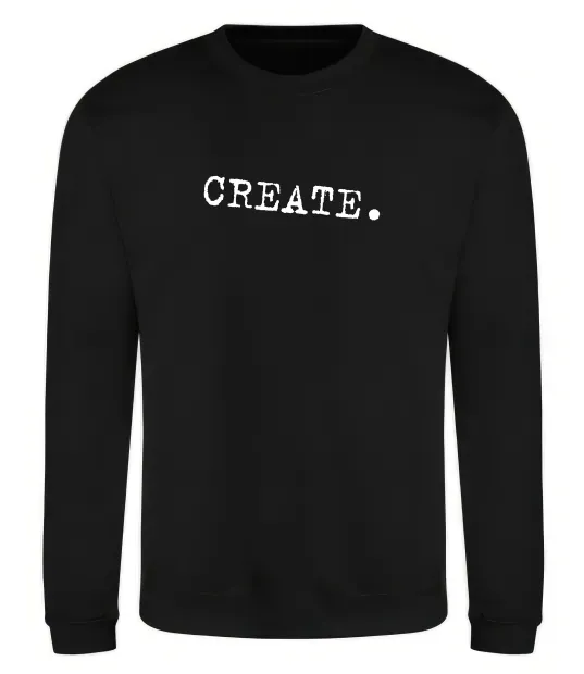 Світшот Create Чорний фото