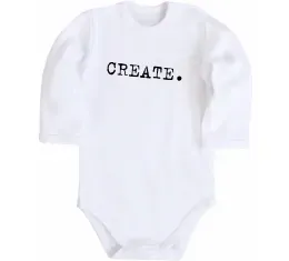 Детский боди Create Белый фото