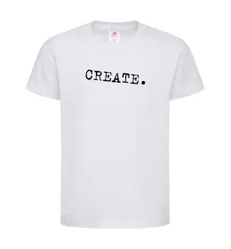 Дитяча футболка Create Білий фото