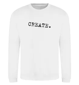 Світшот Create Білий фото