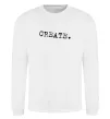 Світшот Create Білий фото