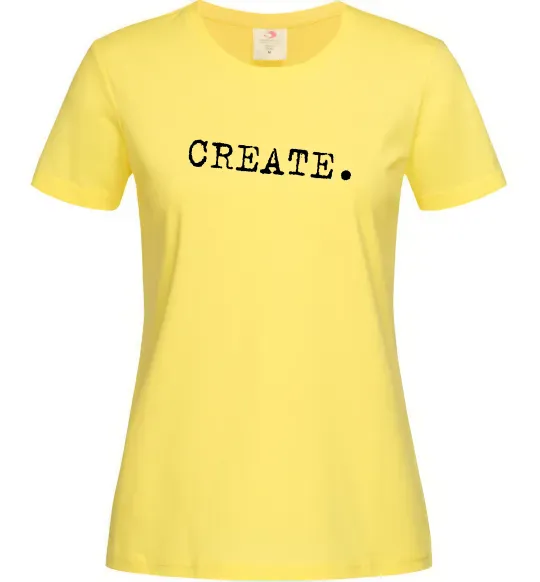 Женская футболка Create Лимонный фото