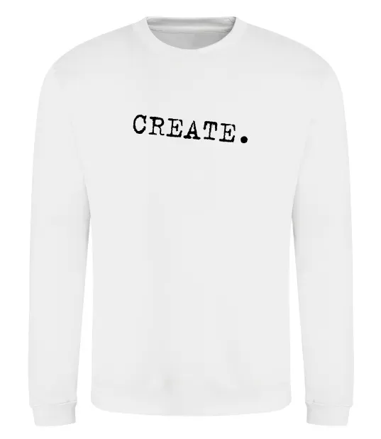 Світшот Create Білий фото