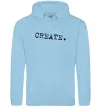 Мужская толстовка (худи) Create Голубой фото