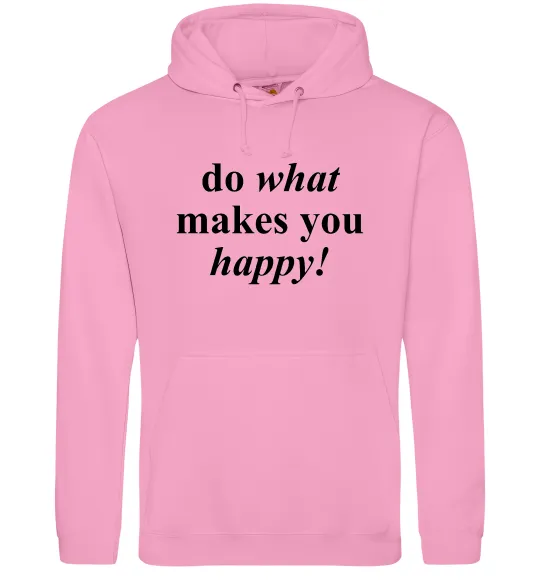 Жіноча толстовка (худі) Do what makes you happy Рожевий фото