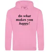 Жіноча толстовка (худі) Do what makes you happy Рожевий фото