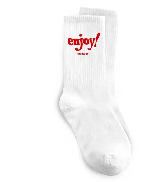 Носки Enjoy moment Белый фото