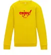 Детский Свитшот Enjoy moment Солнечно желтый фото
