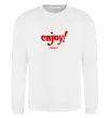 Свитшот Enjoy moment Белый фото