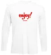 Лонгслів Enjoy moment Білий фото