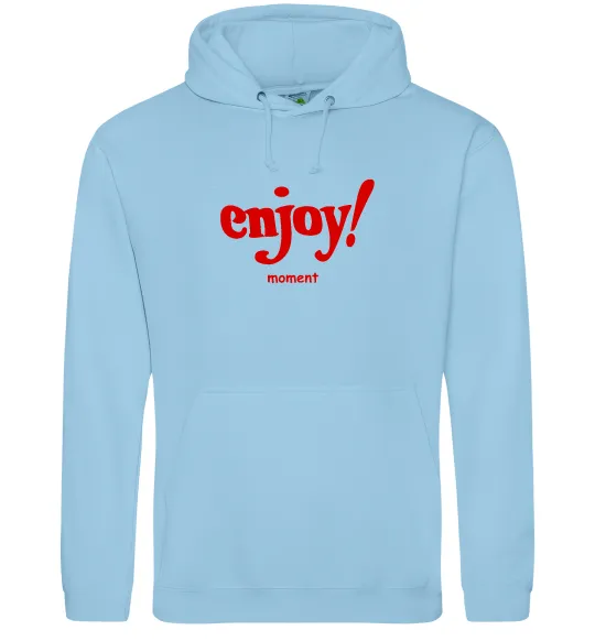 Жіноча толстовка (худі) Enjoy moment Блакитний фото