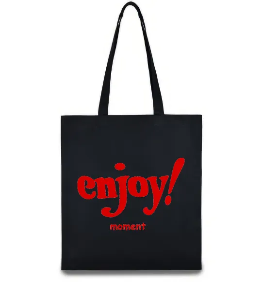 Эко-сумка Enjoy moment Черный фото