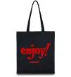 Эко-сумка Enjoy moment Черный фото