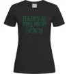 Женская футболка Happy is the new rich Черный Женская футболка Happy is the new rich Черный фото