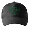Кепка Happy is the new rich Черный фото