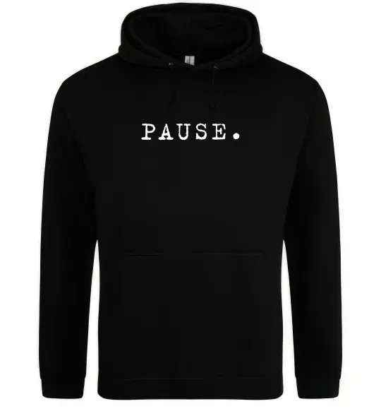 Женская толстовка (худи) Pause Черный фото