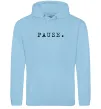 Мужская толстовка (худи) Pause Голубой фото