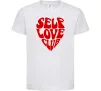 Дитяча футболка Self love club Білий фото