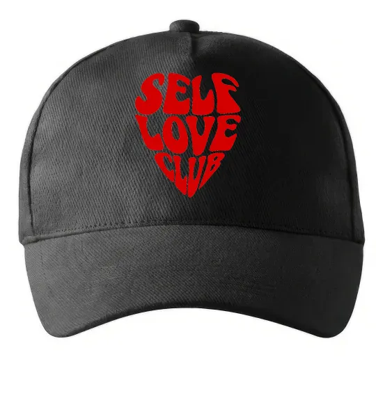 Кепка Self love club Черный фото