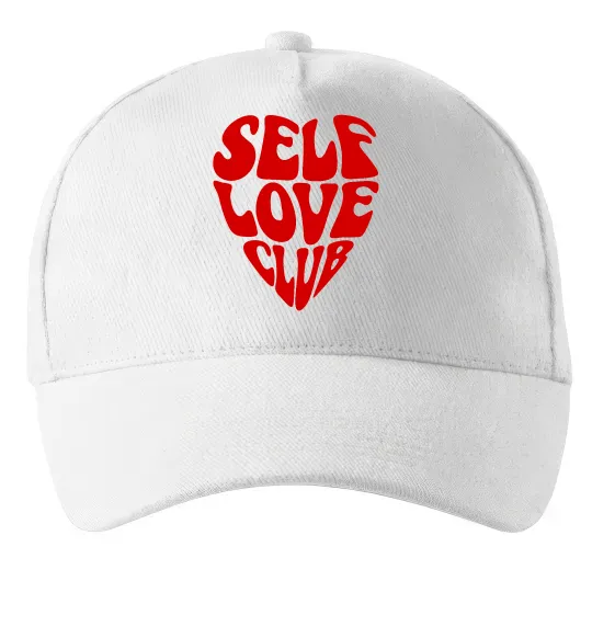 Кепка Self love club Белый фото