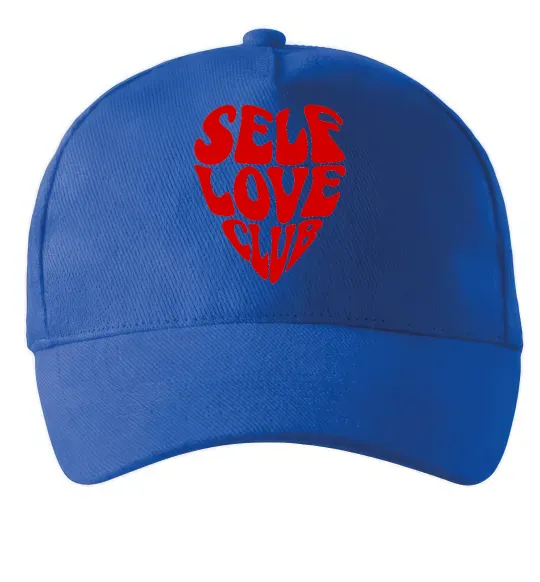 Кепка Self love club Ярко-синий фото