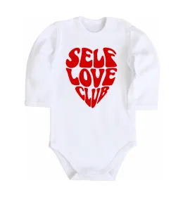 Дитячий бодік Self love club Білий фото