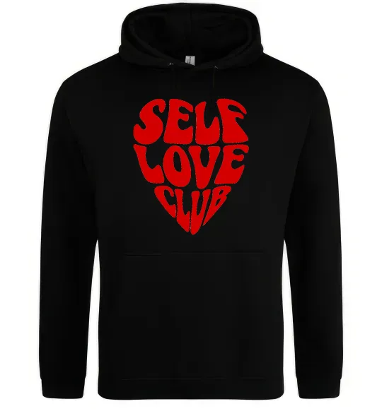 Жіноча толстовка (худі) Self love club Чорний фото