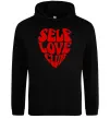Жіноча толстовка (худі) Self love club Чорний фото