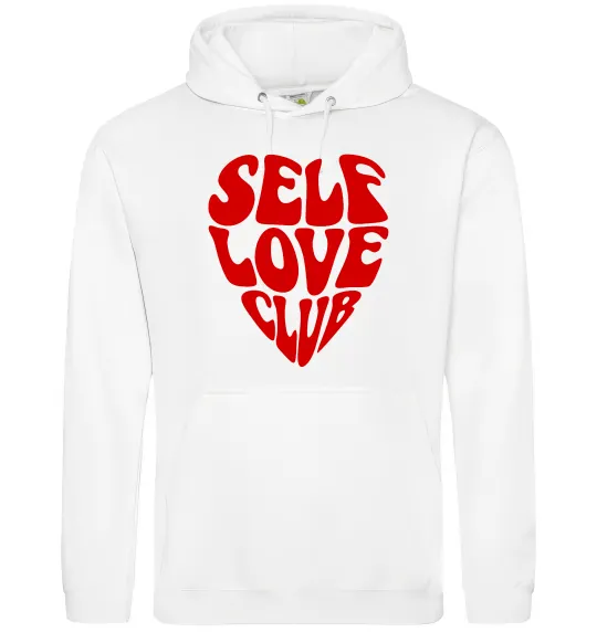 Жіноча толстовка (худі) Self love club Білий фото