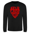 Світшот Self love club Чорний фото