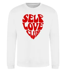 Світшот Self love club Білий фото