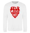 Світшот Self love club Білий фото