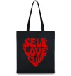 Еко-сумка Self love club Чорний фото