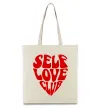 Еко-сумка Self love club Бежевий фото